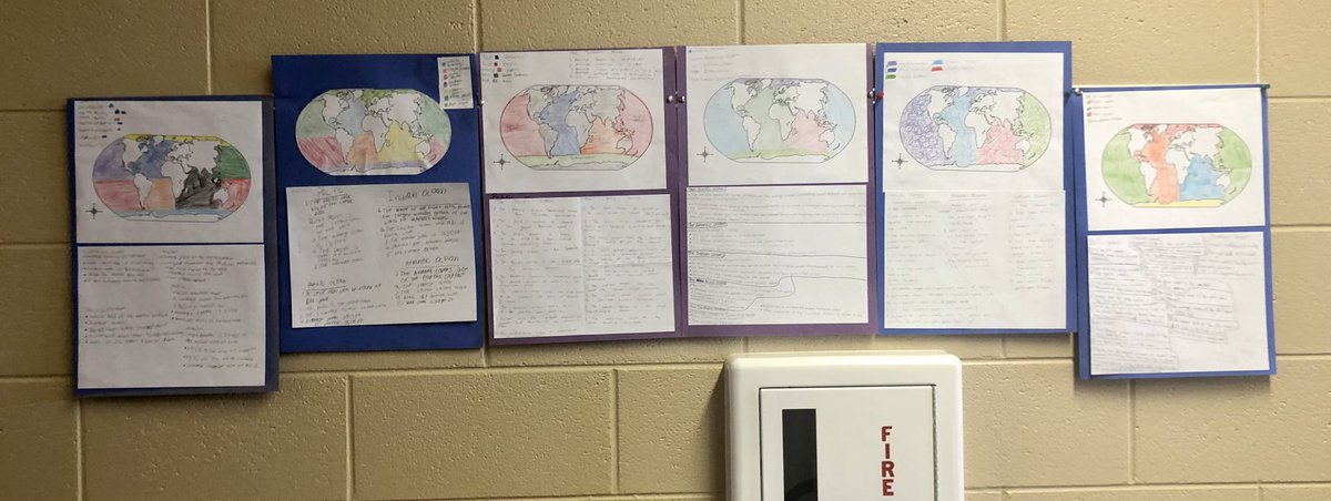 KirbyScience202's tweet photo. Last week students in marine science learned about the various ocean regions on Earth…some students learned the importance of checking their sources before starting their work…we learn from our mistakes!!! @GHS_Indians https://t.co/esSmOFaiX8