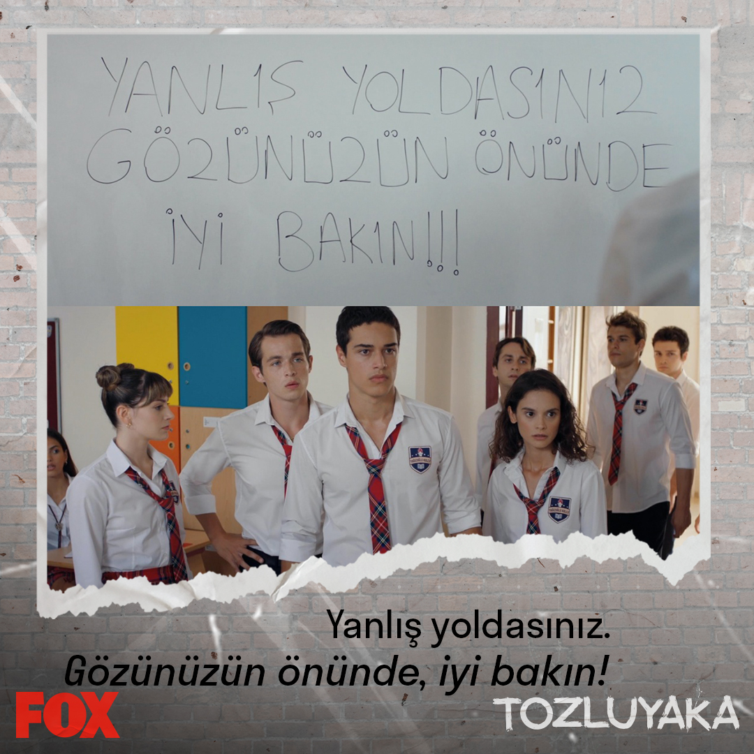 “Yanlış yoldasınız.
Gözünüzün önünde. İyi bakın!”

#gerçekleyüzleşme #tozluyaka @foxturkiye