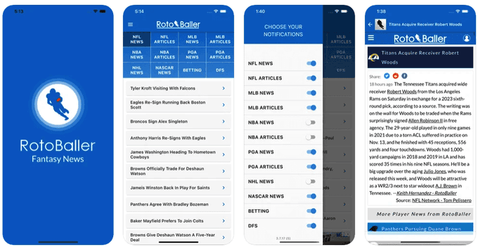 RotoBaller's tweet photo. 🎉 MONDAY FUNDAY GIVEAWAY! 🎉

Win a #free year of #RotoBaller's NFL Premium Pass! Here's how to enter👇

1⃣ Follow @RotoBaller
2⃣ Retweet this

Winner chosen tomorrow Aug 23rd! 🤞

🚀Be sure to download our new FREE app with breaking news &amp; injury alerts! https://t.co/5lsD6ksIyX https://t.co/eZVf7zAeOg