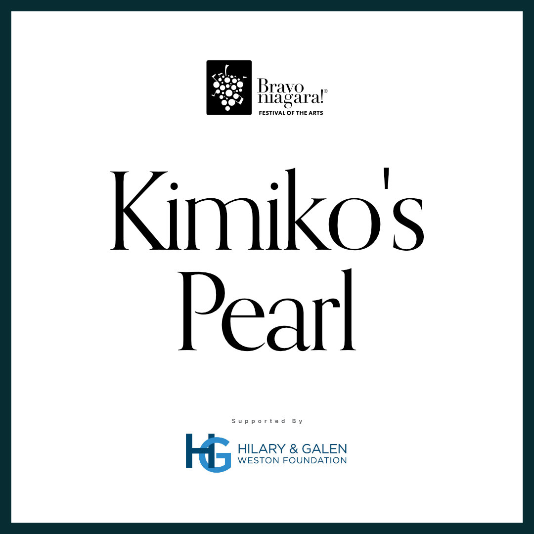 Bravo Niagara! is thrilled to announce a major gift from The Hilary and Galen Weston Foundation to support Kimiko’s Pearl, a new multidisciplinary production. Read the full announcement: bravoniagara.org/weston-announc…