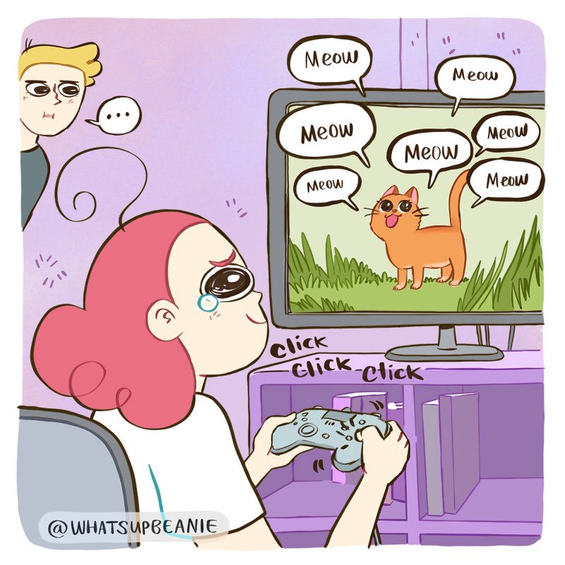 whatsupbeanie's tweet photo. Played the cat game 🐈 https://t.co/BBDzfMNzrZ