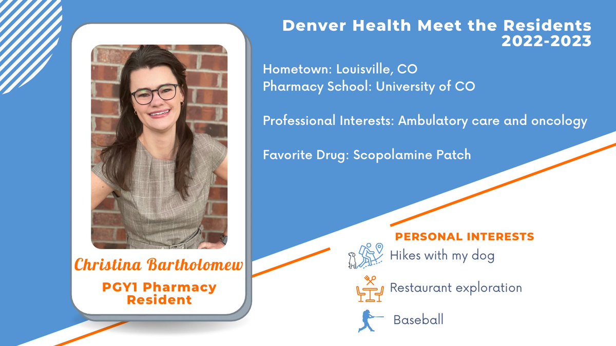 DHPharmRes's tweet photo. Meet @pharmchrissy7 ! 💊👩🏻‍⚕️ @CUPharmacy #PharmRes #TwitteRx https://t.co/xn9zVOZJ8A