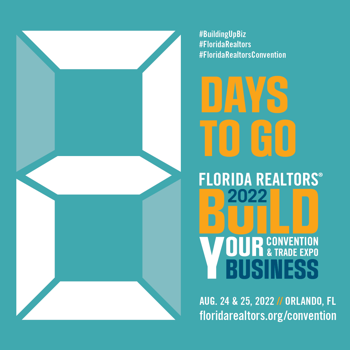 floridarealtors's tweet photo. It's time to start packing your bags because there are only two days left until convention begins! If you haven't already gotten your ticket, you can get one at the door: https://t.co/j5kcbrkClw 

#floridarealtors #floridarealtorsconvention #buildingupbiz https://t.co/iP8IeyHFG3