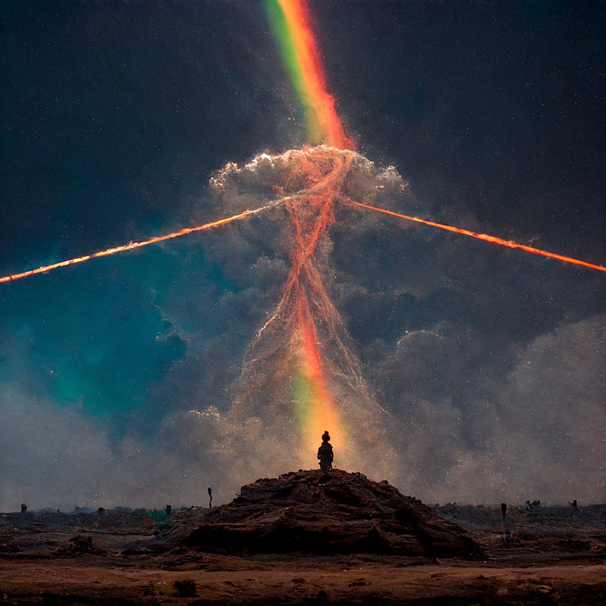 Galaxy9Graphics's tweet image. 'Pondering the Precession of the Equinox at the end of the World'
#digitalartwork #midjourney  #generativeart #scifi #bookcovers #albumcovers #music #posterart #albumcoverart  #aiart  #artistsoninstagram #illustratorsoninstagram #aiartwork #aiartcommunity #digitalillustration