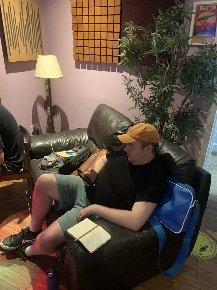 surge41's tweet photo. Bakerland studios in Leeds with @Tetrafletcher and @sammarkjohnson  recording my album…. Loving the vibes https://t.co/zNfFtlvFd5