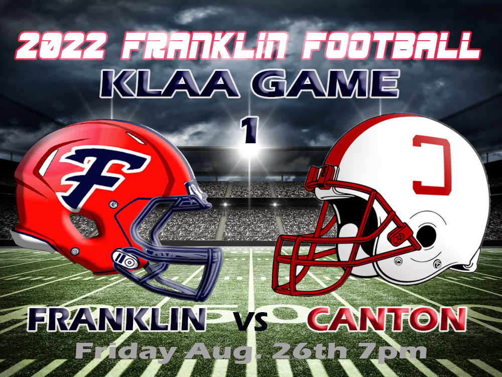 FranklinFootbal's tweet photo. It's Game Week.  2022 Franklin Football Season Starts Friday 7pm @ FHS https://t.co/Ug44TKBFww