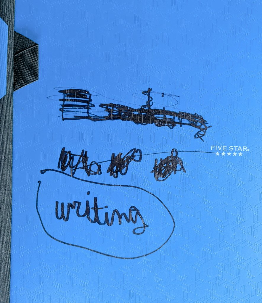 TheTriciaSteele's tweet photo. This was an unintentionally brilliant lesson from my kiddo today.
#WritingIsEditing #WriterLife https://t.co/58y0rBmjpY
