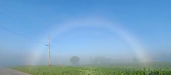 FOGBOWS were spotted in our area this morning! Have you ever seen one? Here's what they are and how they form...bit.ly/3Ci5YGm