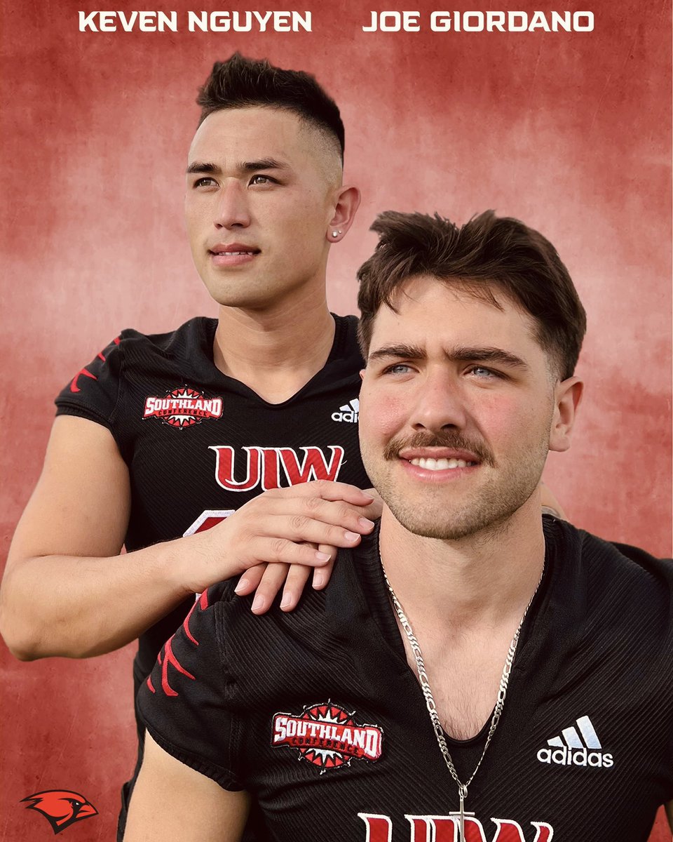 CFB247's tweet photo. Keven Nguyen &amp; Joe Giordano
UIW, Punter &amp; Long Snapper 2022 https://t.co/i51fb4bdi1