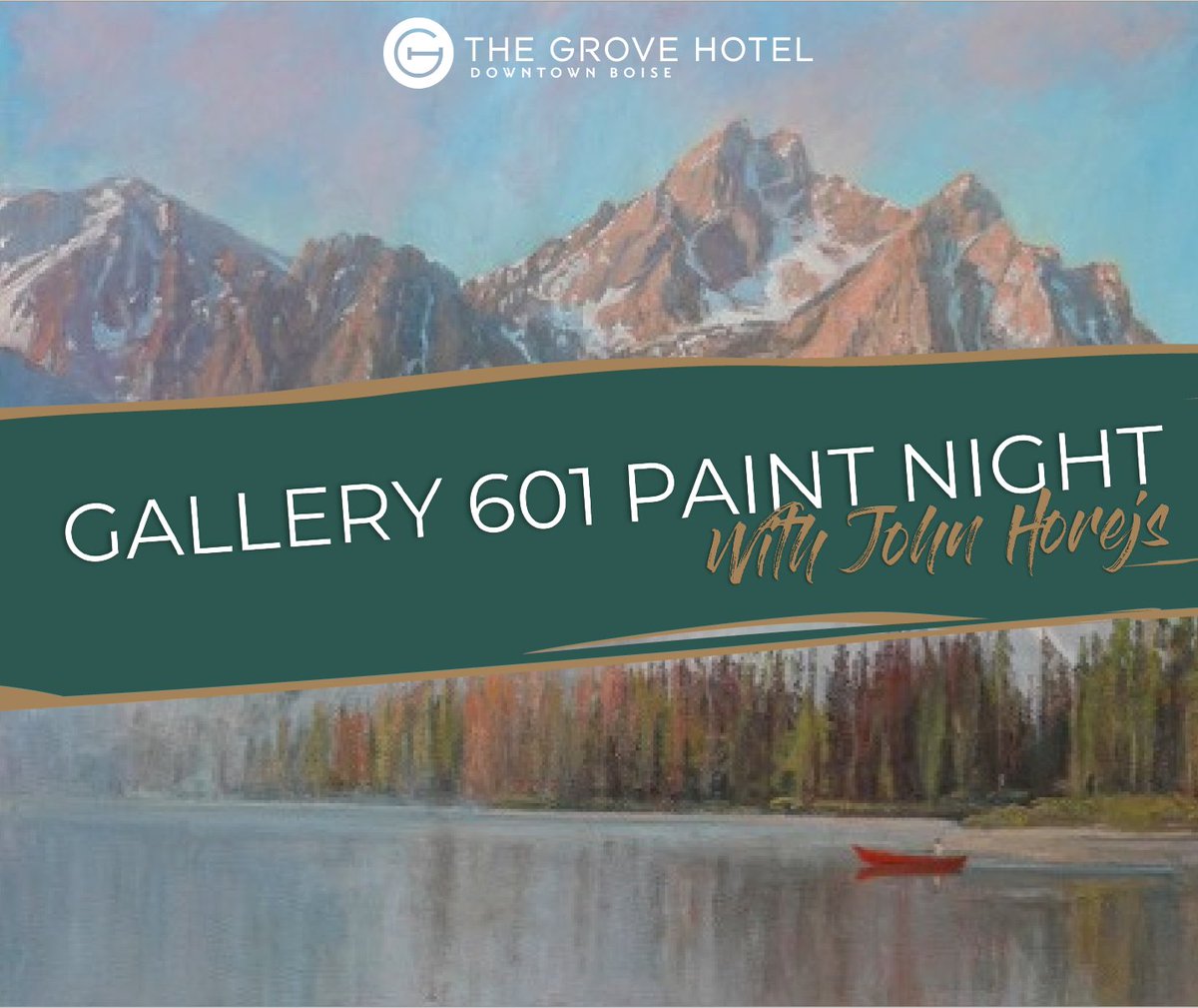 Calling all artist lovers &amp; beyond! 🎨 Join us on September 1st from 5-8pm to celebrate the 50th anniversary of Sawtooth National Recreation Area with John Horejs, who has created an original piece of artwork! You won't want to miss this!