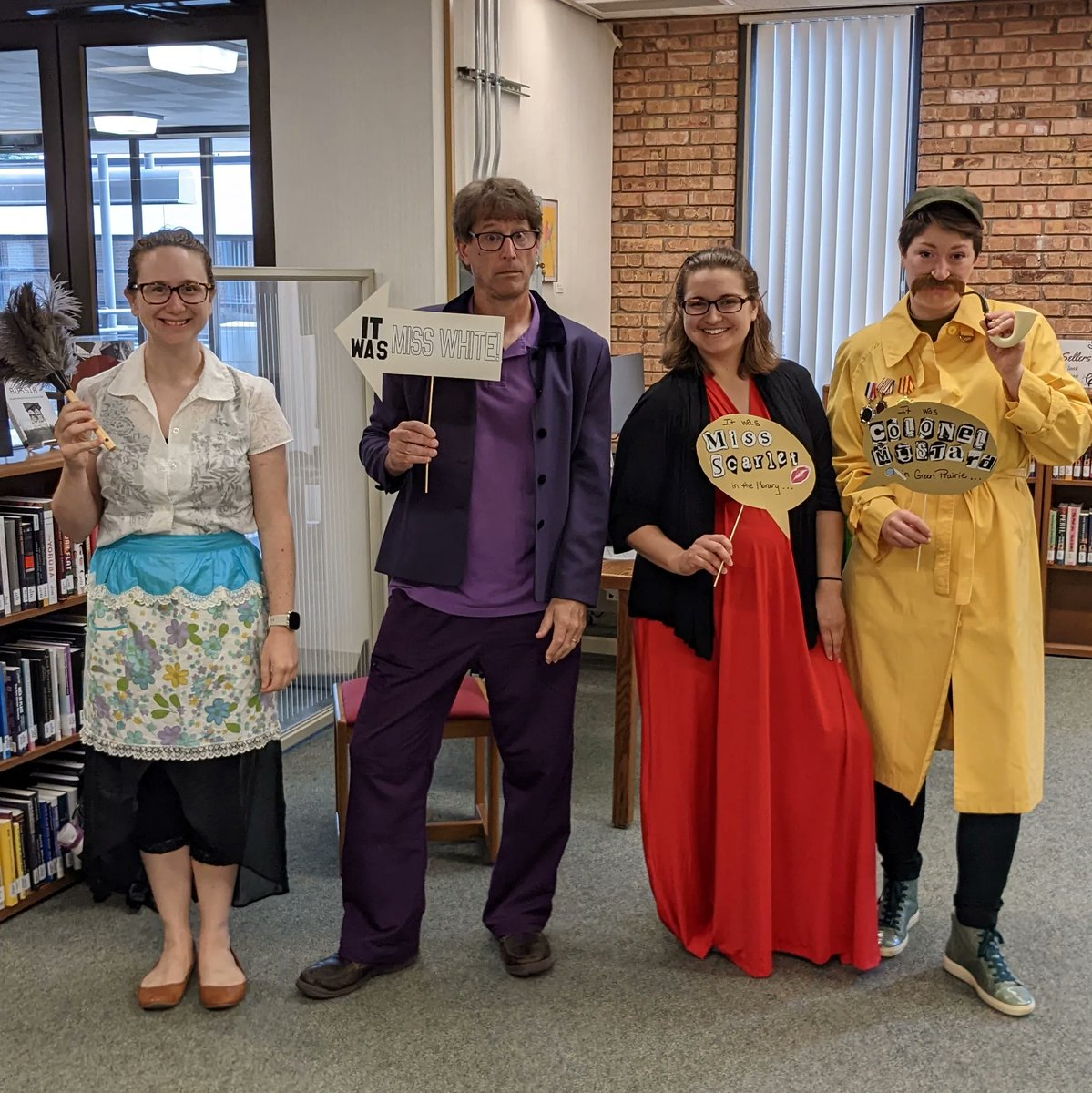 Had a blast during the Library escape room sessions for Welcome Week yesterday and can't wait to see how quickly this afternoon's students can escape the library! #welcomeweek2022 #umnmorris #escaperooms #clue