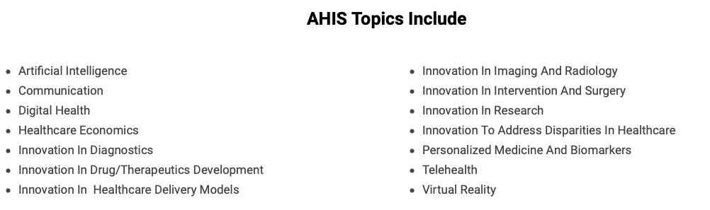 EditorsIddb's tweet photo. Deadline is approaching! Submit your #research abstract for a chance to present at #AHIS2022 on Nov 11. Travel award and cash prizes available! https://t.co/yBEJhsPt0Z #innovation #healthcare #digitalhealth #diagnostics #biomarkers #medtwitter 
@arjazieh @ZKozlakidis https://t.co/7GIFVEmtEP