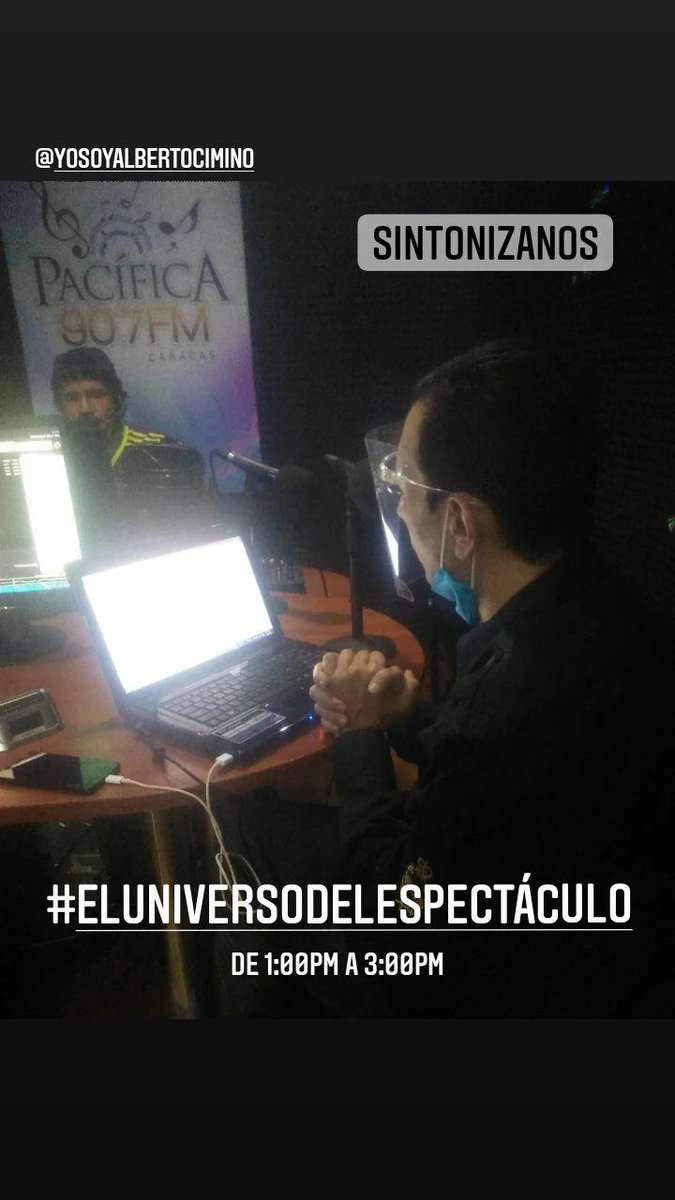 No te pierdas EL UNIVERSO DEL ESPECTÁCULO con nuestro querido locutor, Alberto Cimino.

De Lunes a Viernes de 1:00 a 3:00pm.

Sintonizanos Por:

PACÍFICA 90.7FM "LA AUTÉNTICA" 

#Musica #Artistas #Entretenimiento #Noticias #Caracas