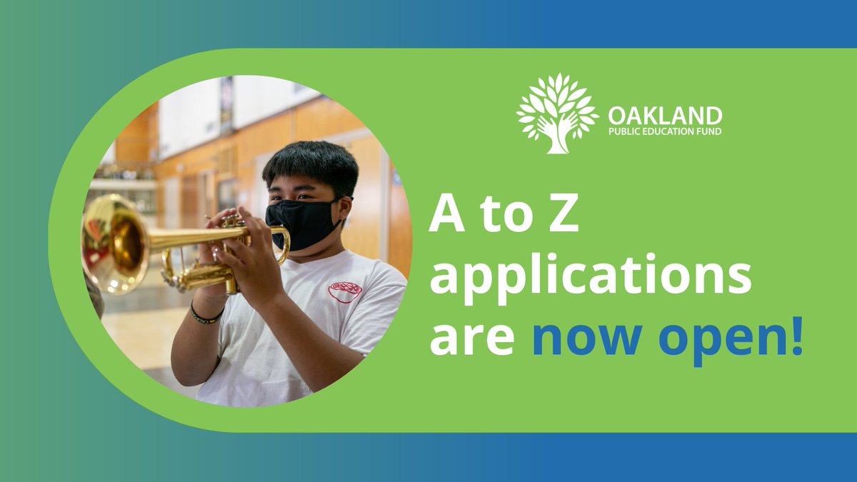 OaklandEdFund's tweet photo. #OAKLAND TEACHERS: What would you do in your classroom with $1500? What PD would your team take with $5k? Apply for an A to Z #minigrant by 9/2 and make your ideas a reality! Apps are quick &amp; smartphone compatible. https://t.co/5CLh3OxGHD #atozfund #education #putoaklandkidsfirst https://t.co/M6hrbQCdI3