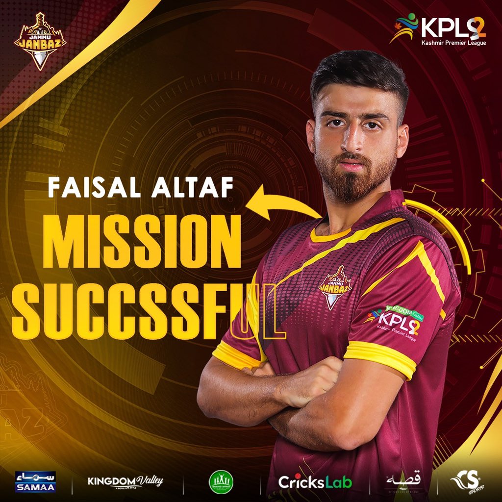 JammuJanbaz's tweet photo. 𝗔𝗹𝗹 𝗵𝗮𝗶𝗹 𝘁𝗼 𝗙𝗮𝗶𝘀𝗮𝗹 𝗔𝗹𝘁𝗮𝗳 🫡

It is never easy to bowl that last over and defend in a big pressure match. 

#JammuJanbaz #CricksLab #KingdomValleyKPL #JJvBS #KingdomValley #KhelJaanBaazoKa #CricketTwitter https://t.co/DUqrfW9UrF