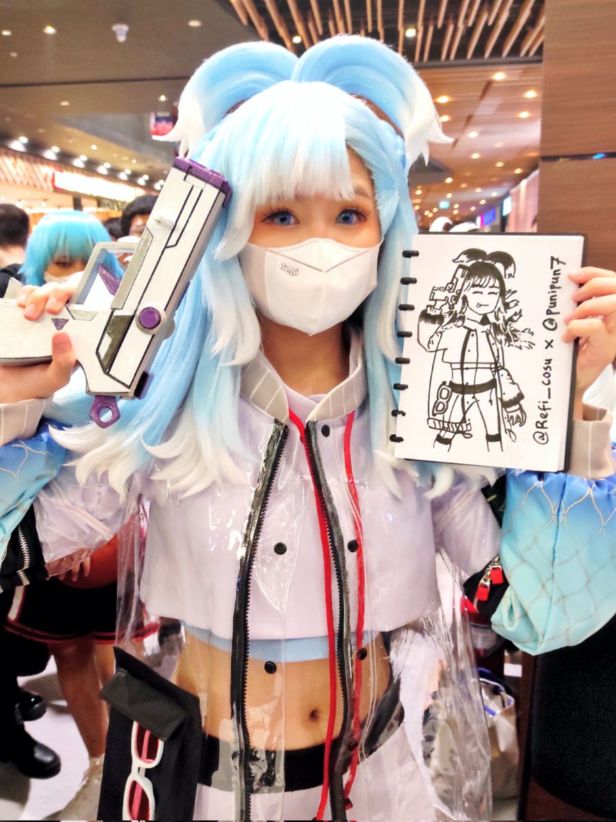 RefSketch's tweet photo. Hello everyone, quick announcement.

I've been into Cosplay stuffs lately.
Am I still drawing? Yes. I came to the events and draw cosplayers, and I gave them as gifts.
I loved what I'm doing rn.

Let's catch up on my IG @ refi_cosu
See u there. https://t.co/rNLRqkBUSa