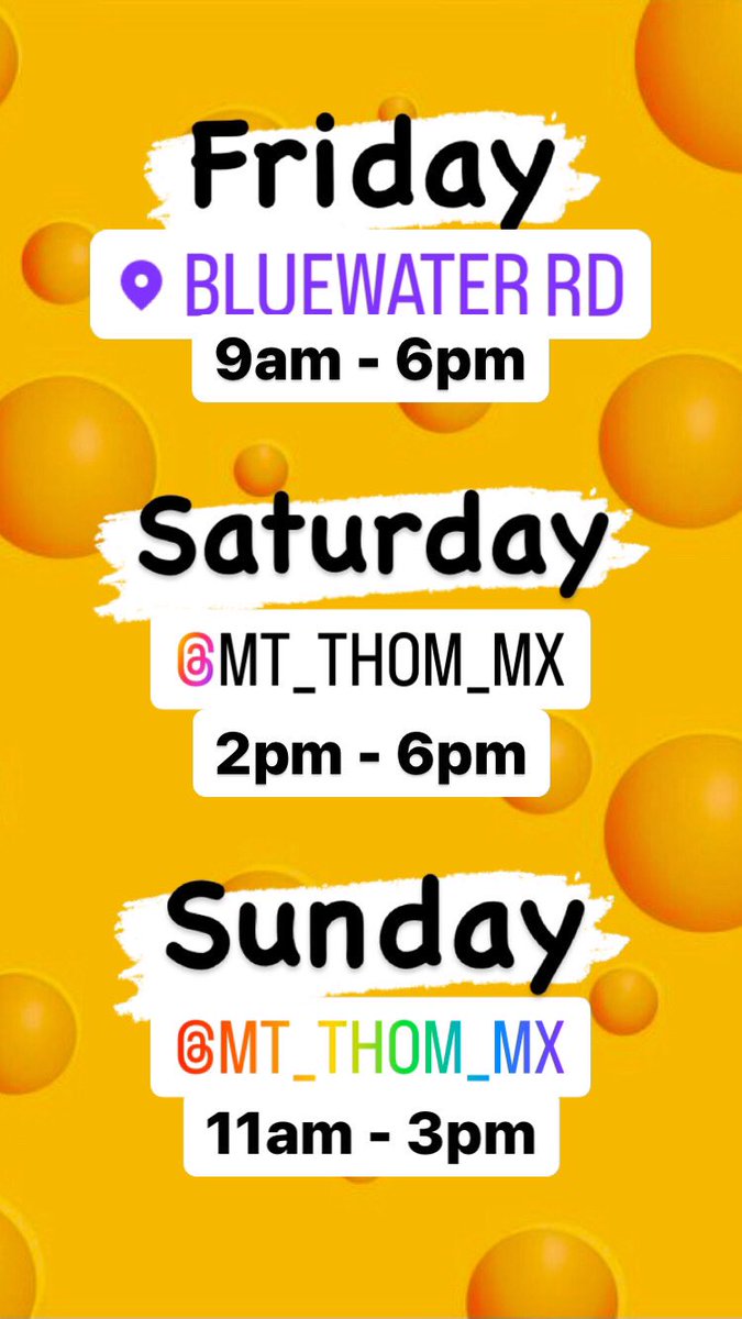 Georgeslunchtr1's tweet photo. #foodtruck #FTANS #foodtruckfestival #grilledcheese #sandwich
We have a busy week coming up.
Find us in the Atlantic Acres in #Bedford at the start of the week.
Then at Life Branch Church Thursday.
And at Mt Thom #MX over the weekend https://t.co/uyxKr0Gsdq