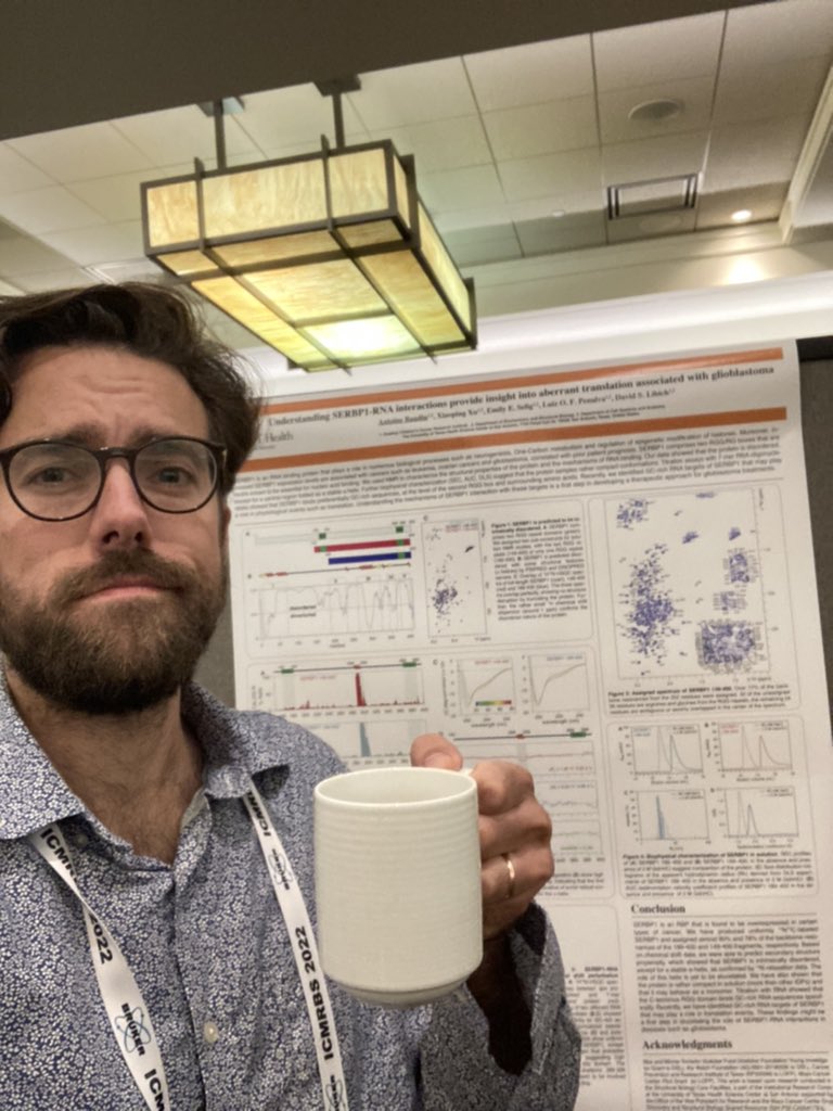Tonylalevure's tweet photo. Happy to present some of my results from the Libich lab at @UTHealthSA at #ICMRBS conference! #NMR https://t.co/WrK7oVV86l