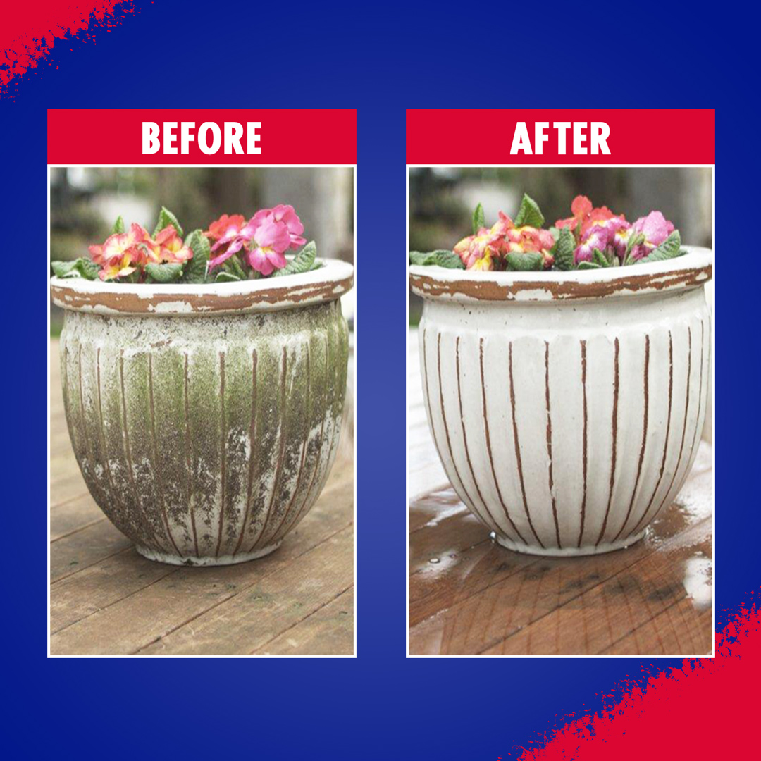Don't neglect your garden pots and planters this summer. Show them a little TLC with 30 Seconds Outdoor Cleaner. Watch as this gentle cleaner removes dirt, mud, grime, and so much more. Learn more: bit.ly/3CfrM5z