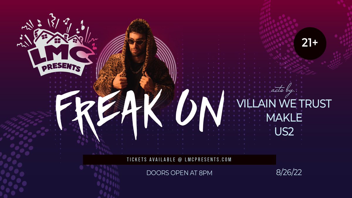 TopFlightMike's tweet image. Can’t wait for this Friday!!!

eventbrite.com/e/384892211967 

#lmcpresents #freakon #villianwetrust #makle #US2 #partytime #house #techhouse #fulton55fresno #fresnostate #downtownfresno