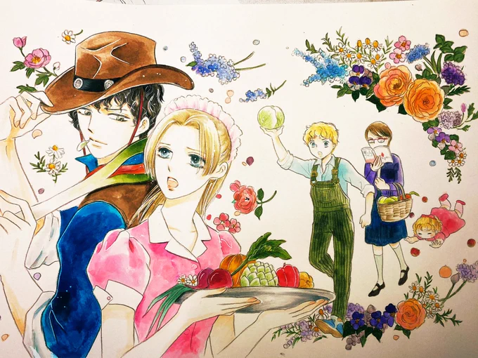 #多分私しかやってない 
…かどうかは知らねど画域幅広すぎジャンル節操無さ過ぎて、絵柄で覚えて貰えなかったり「あ、4コマ以外いりません🤚」とか言われる😭 