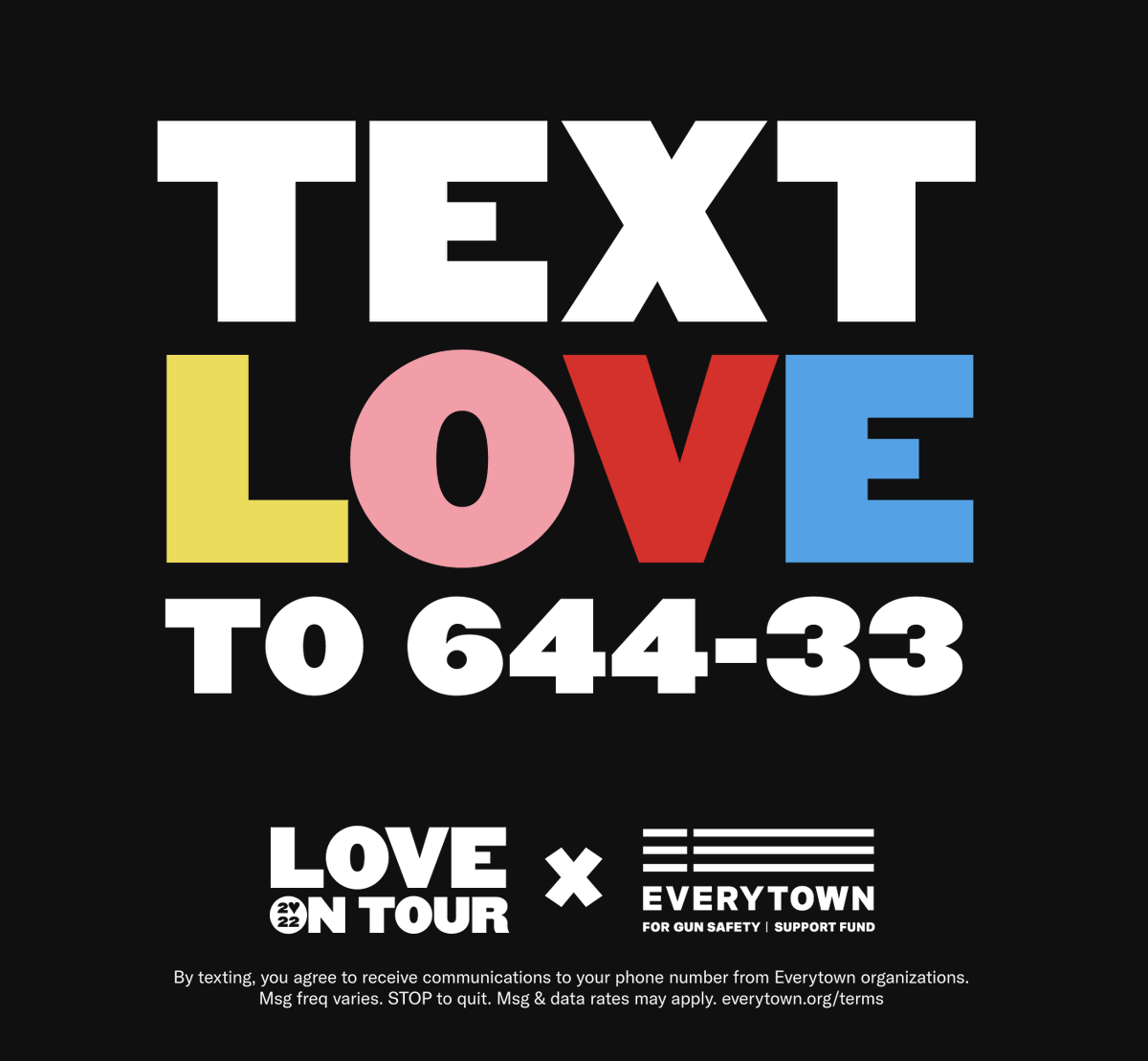 StudentsDemand's tweet photo. When @Harry_Styles tells you to text LOVE to 644-33, you text LOVE to 644-33. https://t.co/6bTBpvBJcv