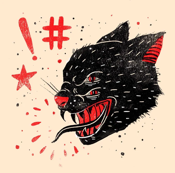 this cat is overdue for a redraw considering it's been my tumblr icon for 5 years. The style has certainly evolved but I'm very fond of my crunchy old drawings  