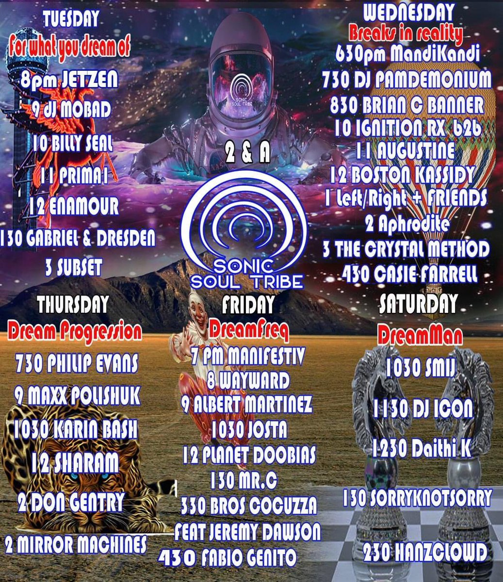 fabiogenito's tweet photo. It’s on! I will be playing a special late night / sunrise set for the first time ever at Burning Man with the amazing Sonic Soul Tribe community w/ @DJSHARAM & the gang!
See you friday in the Playa ✈️🔥🪐
#burningMan2022 #fabiogenito https://t.co/cR8CjJEzJX