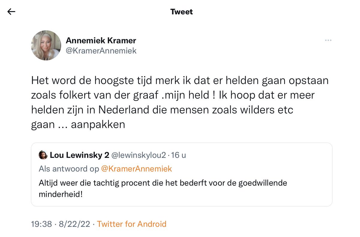 Geert Wilders tweet media