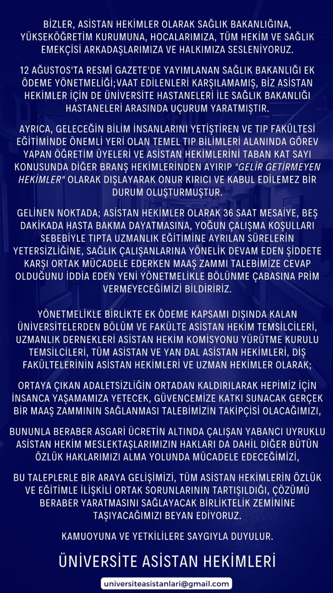 AttilaGuliyev's tweet photo. Hekimin yerlisi yabancısı olamaz! 
Hekim HEKİMDİR!
#ÜniversiteyeTeşmilNezaman 
#yabancıuyrukluasistanhekimler https://t.co/IAVNOUnp3b