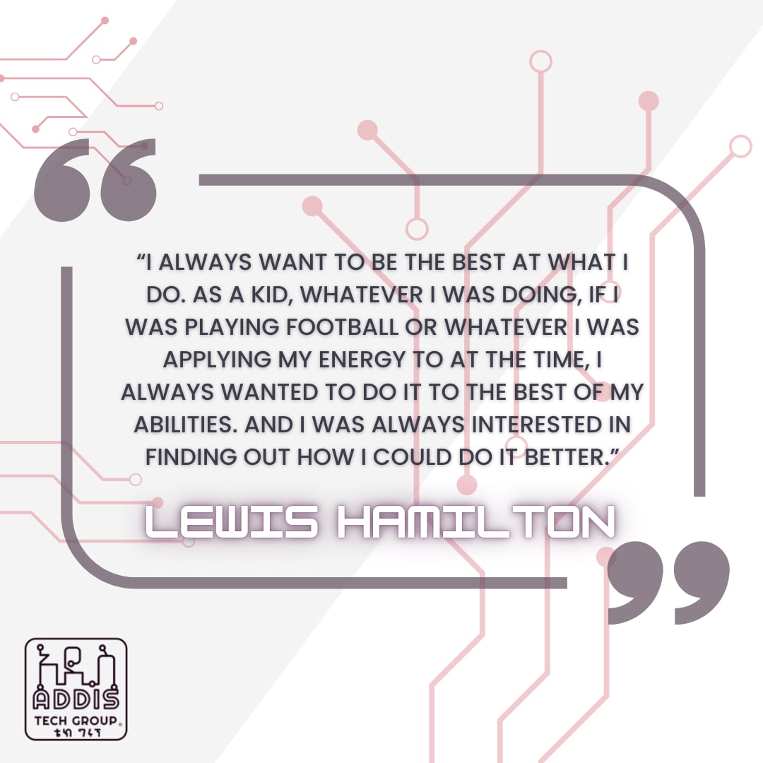 Formula One driver <a href="/LewisHamilton/">Lewis Hamilton</a> launches a project aimed at encouraging girls and black students to enter motorsport; also increasing female participation and opportunities in engineering in the motorsport industry.

#motivationmonday
#addis_tech_group
#STEM
#WomenInSTEM