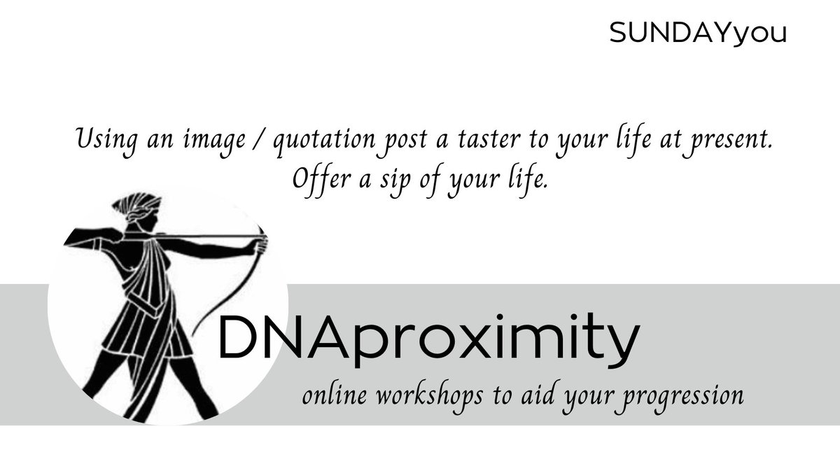 DNAproximity's tweet image. SUNDAYyou with... #DNAproximity #DNAproximityOnline #DNAproximityWorkshops