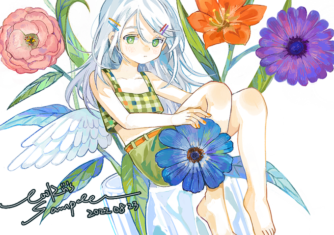 「bare legs white background」 illustration images(Latest)｜4pages