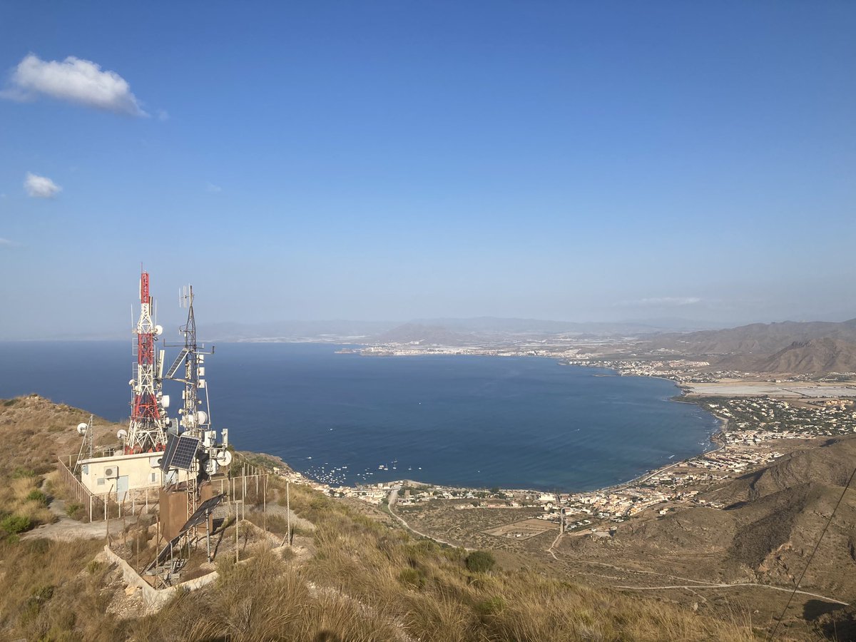 Coastal hill running in Spain. I still prefer the Pentlands.