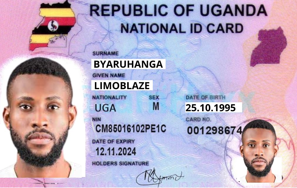thelegalchristn's tweet photo. It took us some time because we had to settle on a Ugandan name for the two but their identity cards, (both @Limoblaze and @ThePompi) have been finalized... Retweet until they see this... https://t.co/zA6FEim33p