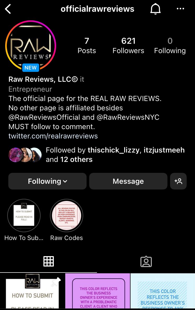 we’re back up and running! follow us!
instagram.com/officialrawrev…