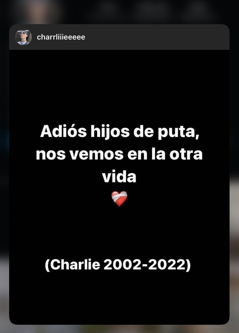 Charlie se va, y deja esto, esté dónde esté será enorme🫶🏻