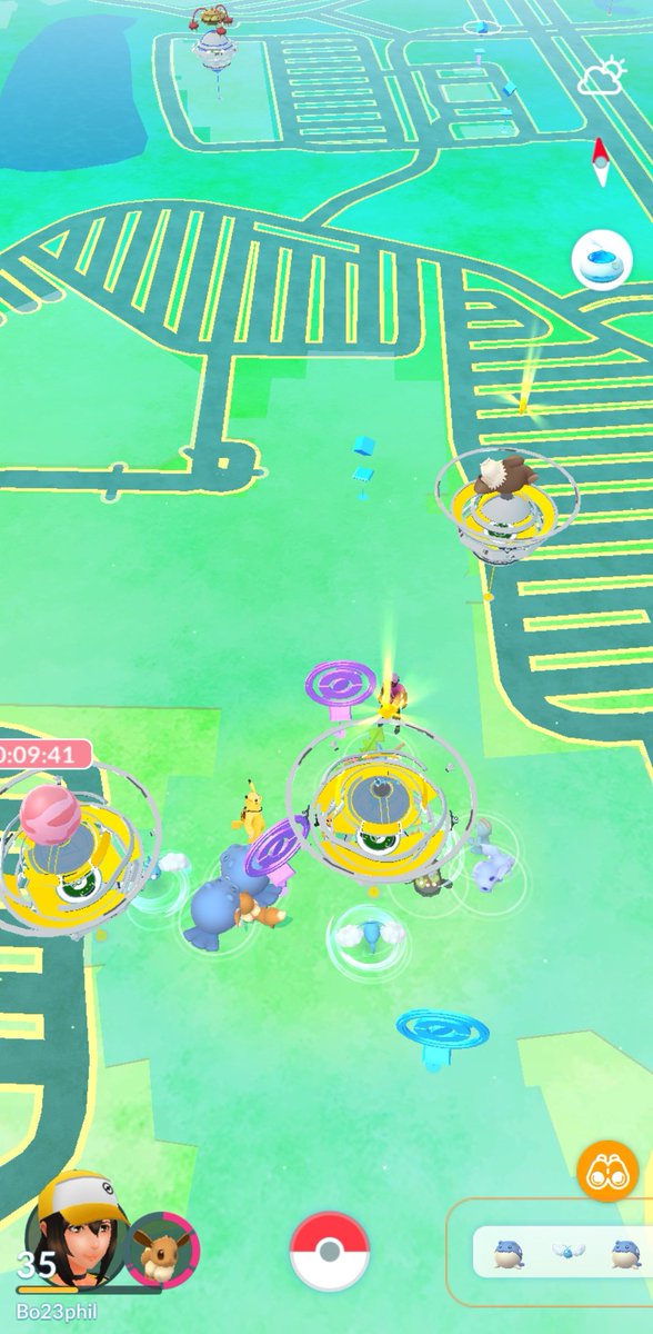Bo23phil's tweet photo. Haha finally all three gyms are mine, along with fellow #teamincest ⚡
It's been awhile
#PokemonGo #Pokemon https://t.co/9P99j4L2LC