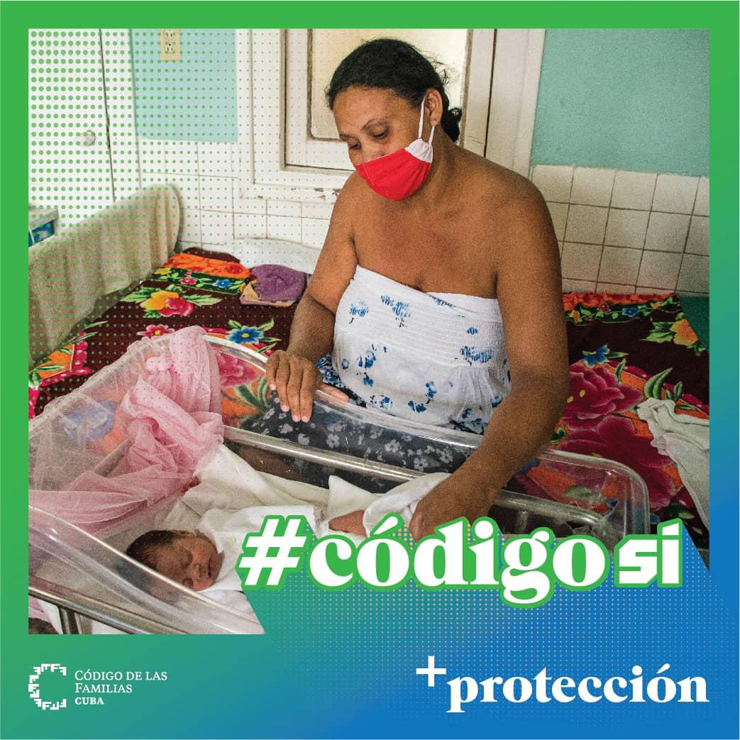 Un #CódigoDeLasFamilias que nos representa y vela por el bienestar de todos, que nos protege y gatantiza el cumplimiento de los derechos de cubanas y cubanos. #CódigoSi #CubaPorLaPaz @aylinalvarezG.