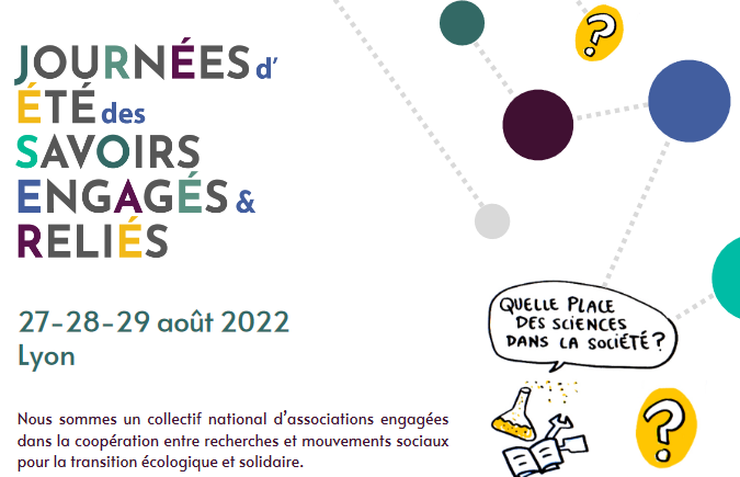 Santolini_J's tweet photo. Oyez Oyez l'appel des JESER !!
Les Journées d’Été des Savoirs Engagés et Reliés approchent à grand pas :
Cela commence ce samedi à l'ENS de Lyon
Il est grand temps de repenser la place des savoirs et des scientifiques dans le monde à venir
https://t.co/oj7SNgQpy5 https://t.co/cQAA5uH28j
