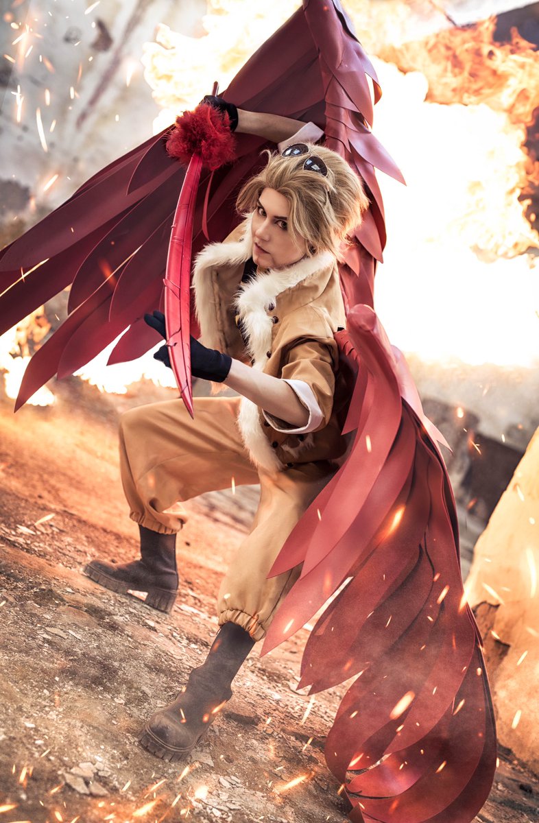 wyntercosplay's tweet photo. Grilled chicken nugget anyone?
Fire provided by @inferis_fireshow
Photo by @Brinn_photo
Taken @pixelmaniaevent
#hawks #mhahawks #hawksbnha #bnha #mha #bokunoheroacademia #myheroacademia #keigotakami #proherohawks #cosplay #cosplayer #pixelmania #pixelmania2k22 #lubomierz https://t.co/SpazVqU0zR