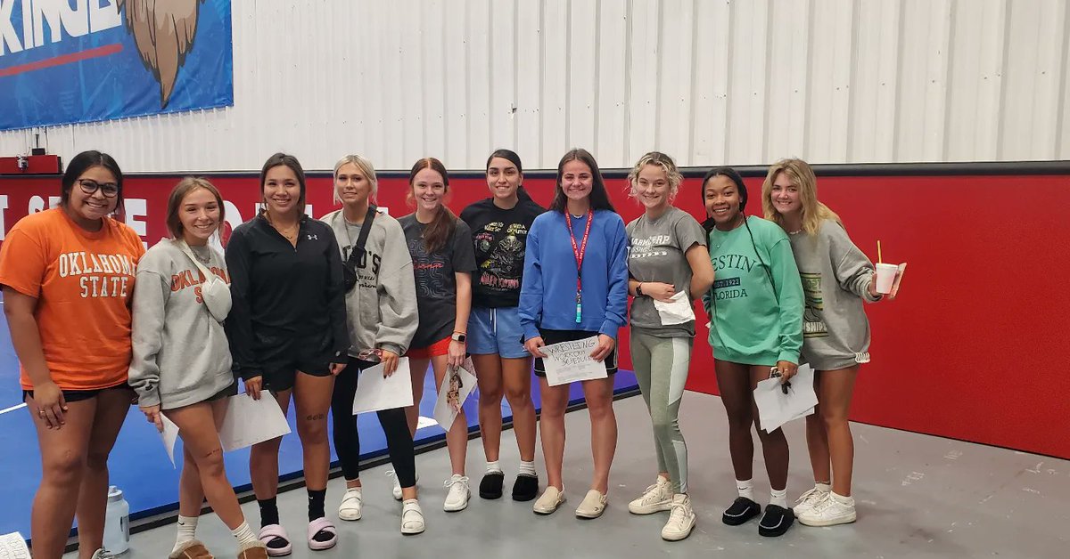 We've had a busy first week of team meetings, paperwork, and this morning we kicked off our pre season workouts with a 2 mile run. It's going to be a fun year with a full men's team, and the Inaugural women's team! Live what we're seeing already! #vikingstyle