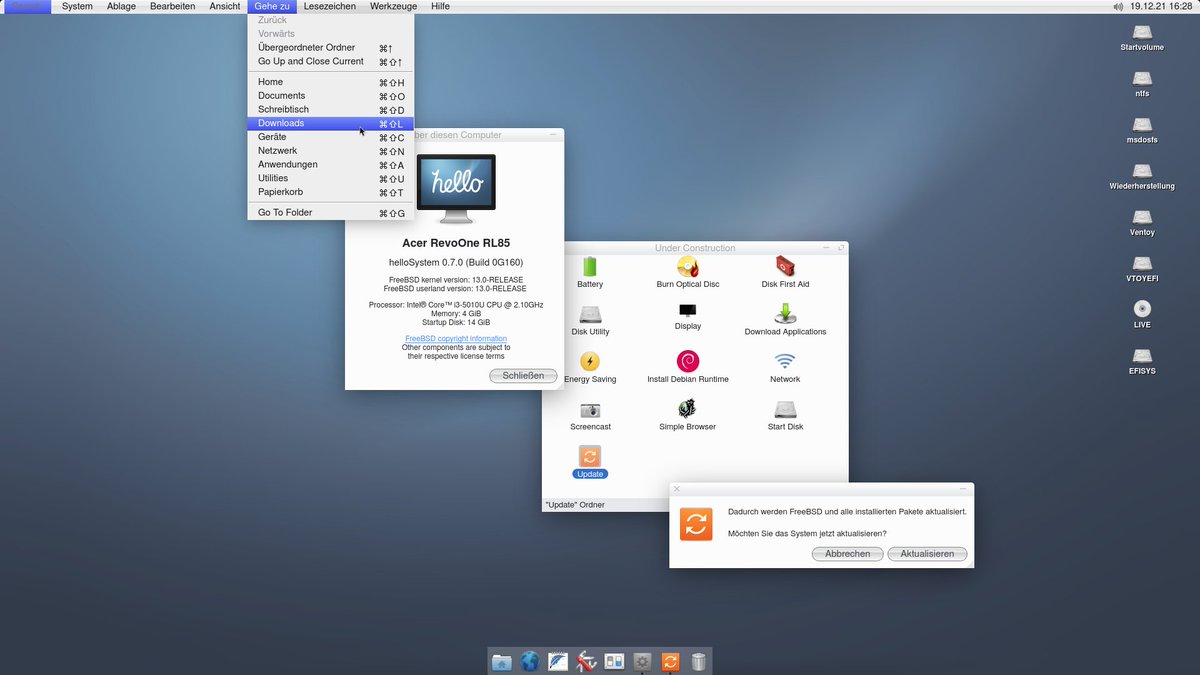 probonopd's tweet image. helloDesktop, which comes with #helloSystem hellosystem.github.io