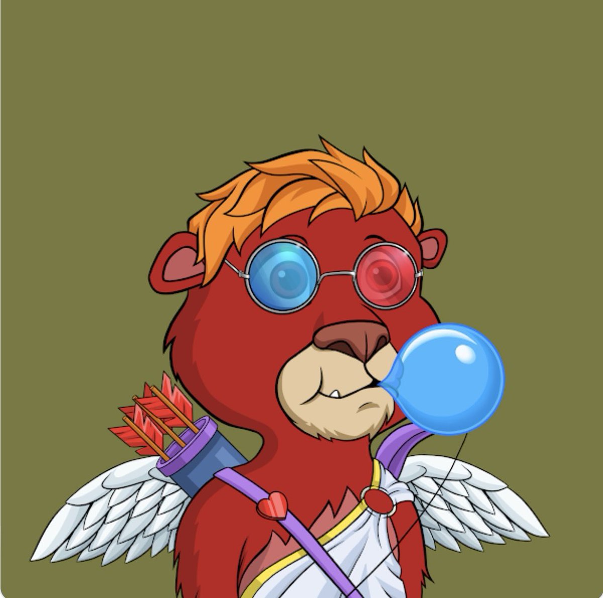 Had to snag this dope <a href="/RangerLions/">RangerLions🏹🦁</a> cub off the floor look at those 3d glasses and the bubble gum was a must cop #ROAR