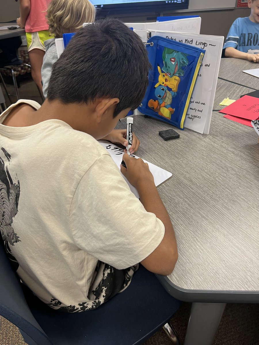 MrsRaysClass2's tweet photo. Practicing reading & writing large numbers with partners in Math on this rainy day. #GCISDMath #HESConnects https://t.co/WCscUxqPlE
