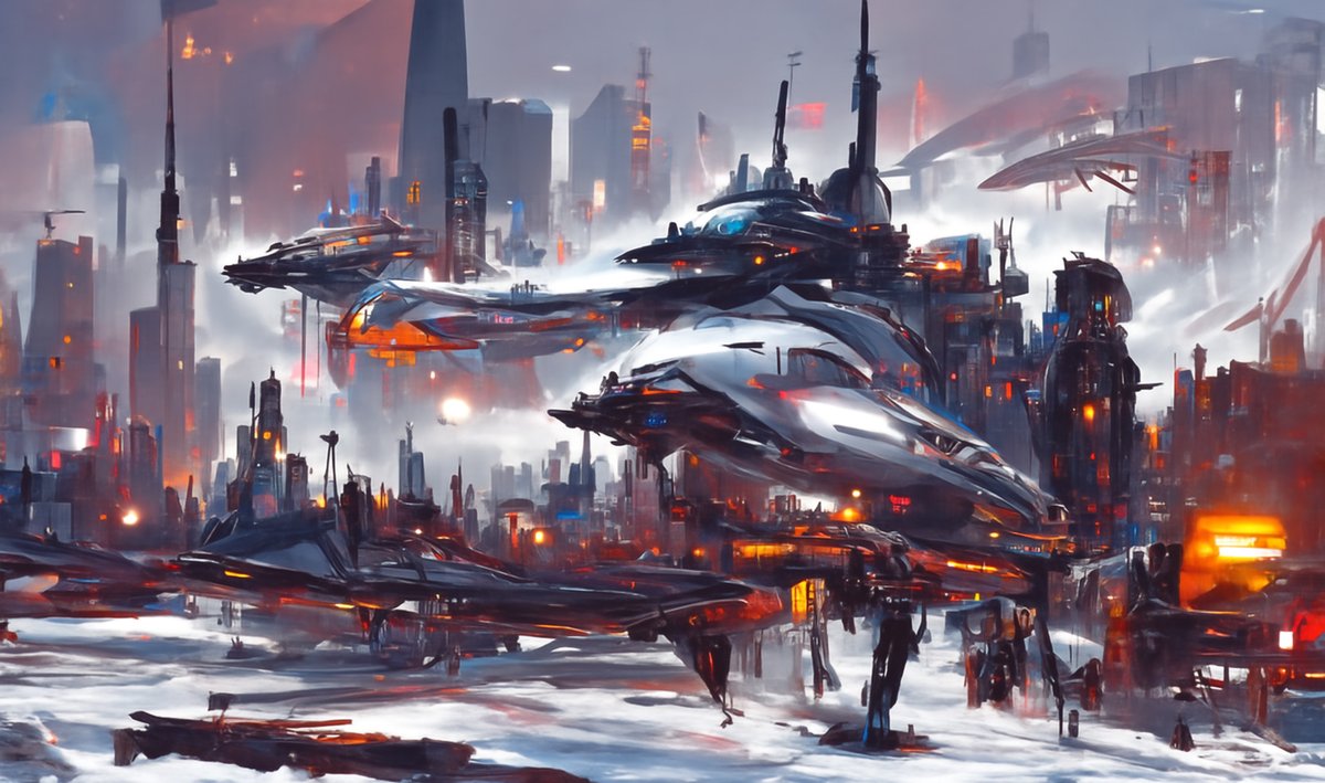 4styakova's tweet photo. The galaxy of Garnelius
10\10
0,5 #XTZ
https://t.co/UMVsOOqX7L
#intergalacticwar, #cybercity, #cyberpunk, #spaceships, #spacecraft, #ai, #DD, #generativeart, #zombies, #cyborgs #robots #art #digitalart
#xtz #tezos #CleanNFT #AiArtwork #NFT #Tez #aiartcommunity https://t.co/OlE2zJDQs8