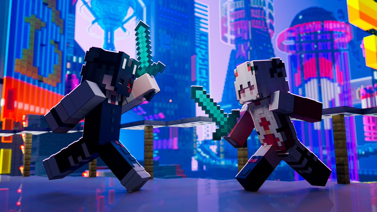Rendered by me
Open comissions - #PortfolioDay #minecraft #minecraft建築コミュ #Minecraft軍事部 #Blender3d