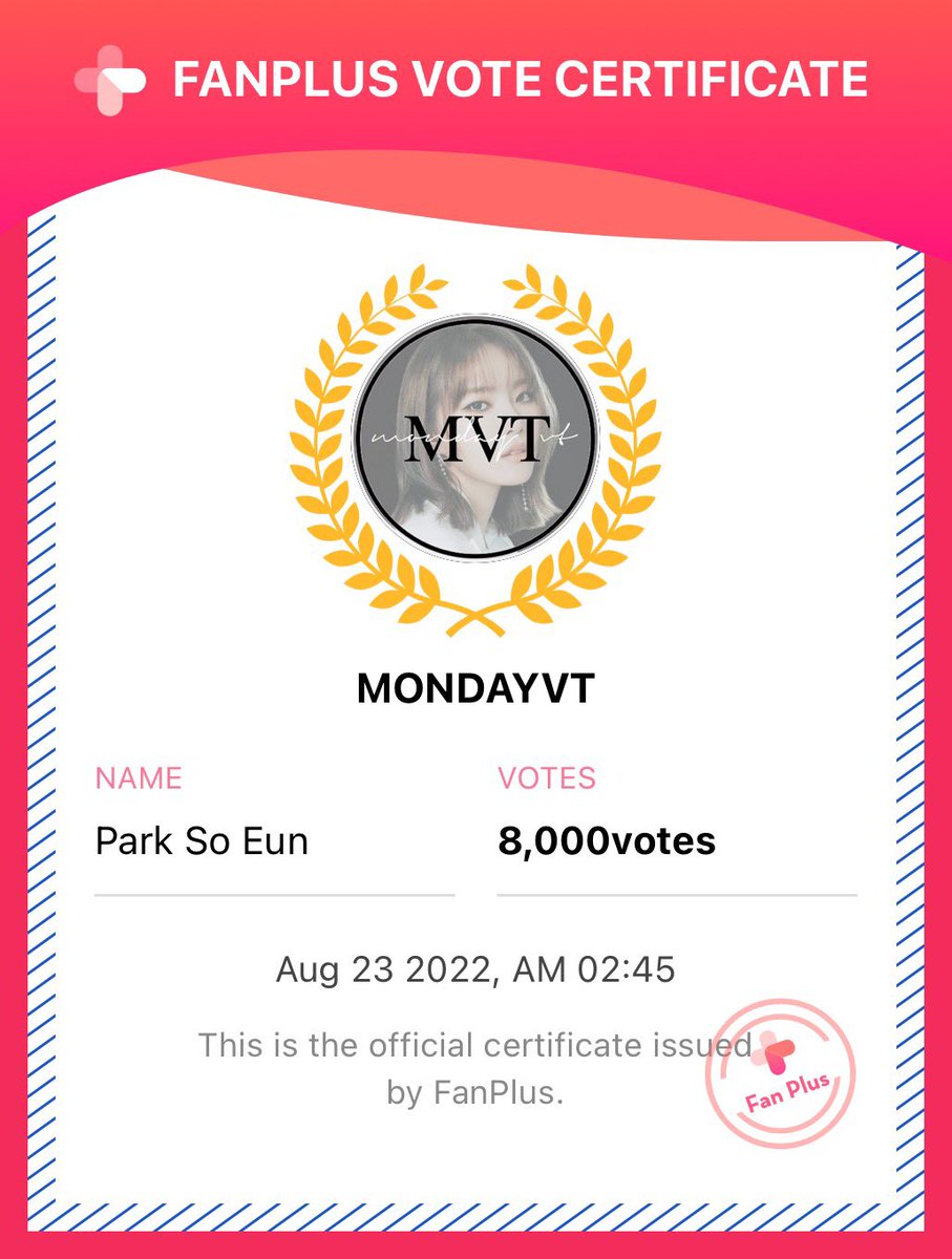 Monday_CVT's tweet photo. [FANPLUS]
Congratulations to Soeun &amp; Daileees for completing the ad voting! 🥳
Please stay with us on the app!
We'll start planning for Monday's ad really soon, let's get 10M for Monday too 🥰

🔔turn on post notifs
#Monday #먼데이 @_Weeekly https://t.co/aFYEwk5uMD