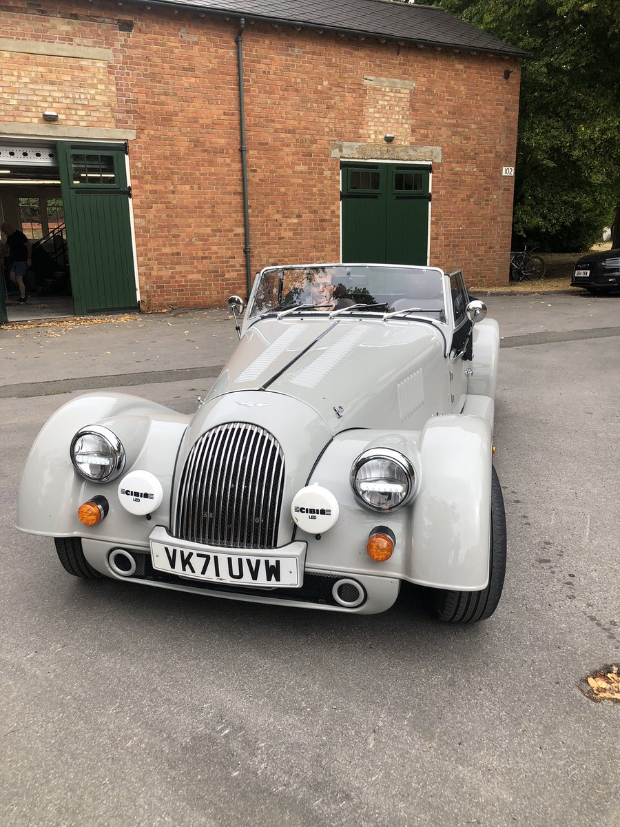 Any day <a href="/BicesterH/">Bicester Heritage</a> you could see <a href="/morganmotor/">Morgan Motor Company</a> after <a href="/CPE_Tweet/">Classic Performance Engineering</a> Ollie has checked over the superb machine! <a href="/heroerarally/">HERO-ERA</a>