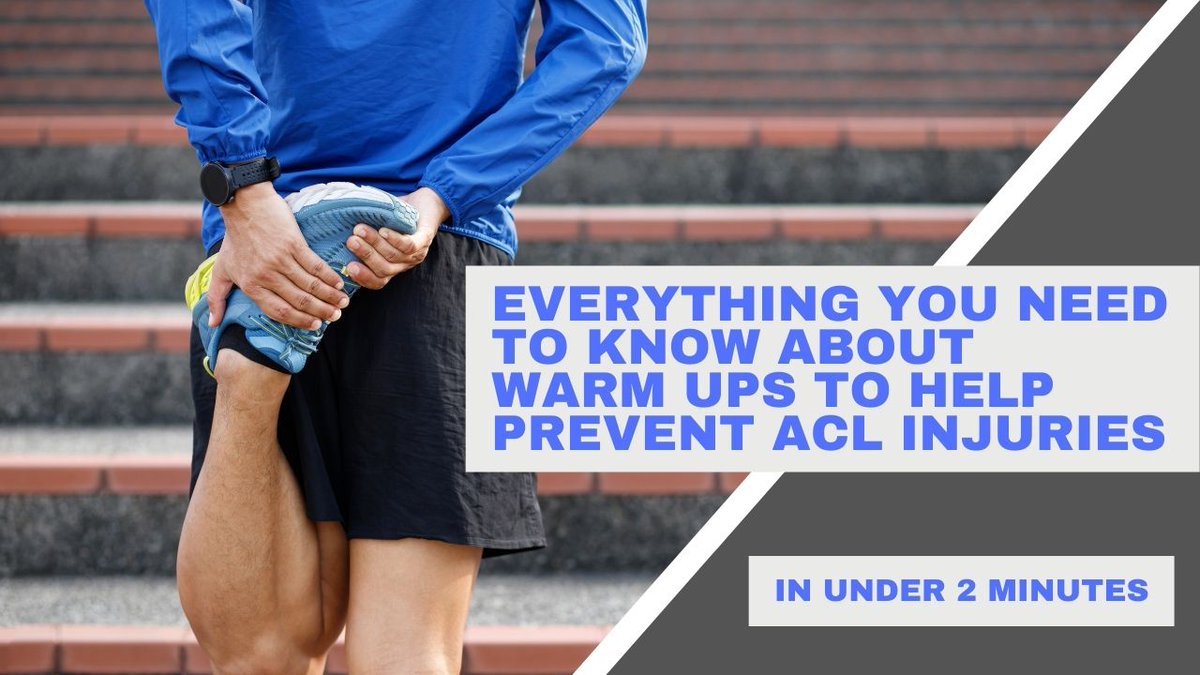 TheACL_Recovery's tweet photo. WARM UPS 🎥

Watch the latest video as part of the 2 Minute Series available now on YouTube.

https://t.co/eEQeqNvFJQ

#acl #youtube #theaclrecovery https://t.co/r4IO2LzugK